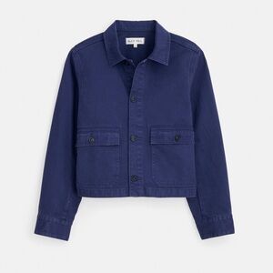Marfa Crop Herringbone Twill Work Jacket Alex Mill